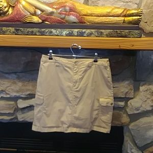 Khaki skorts